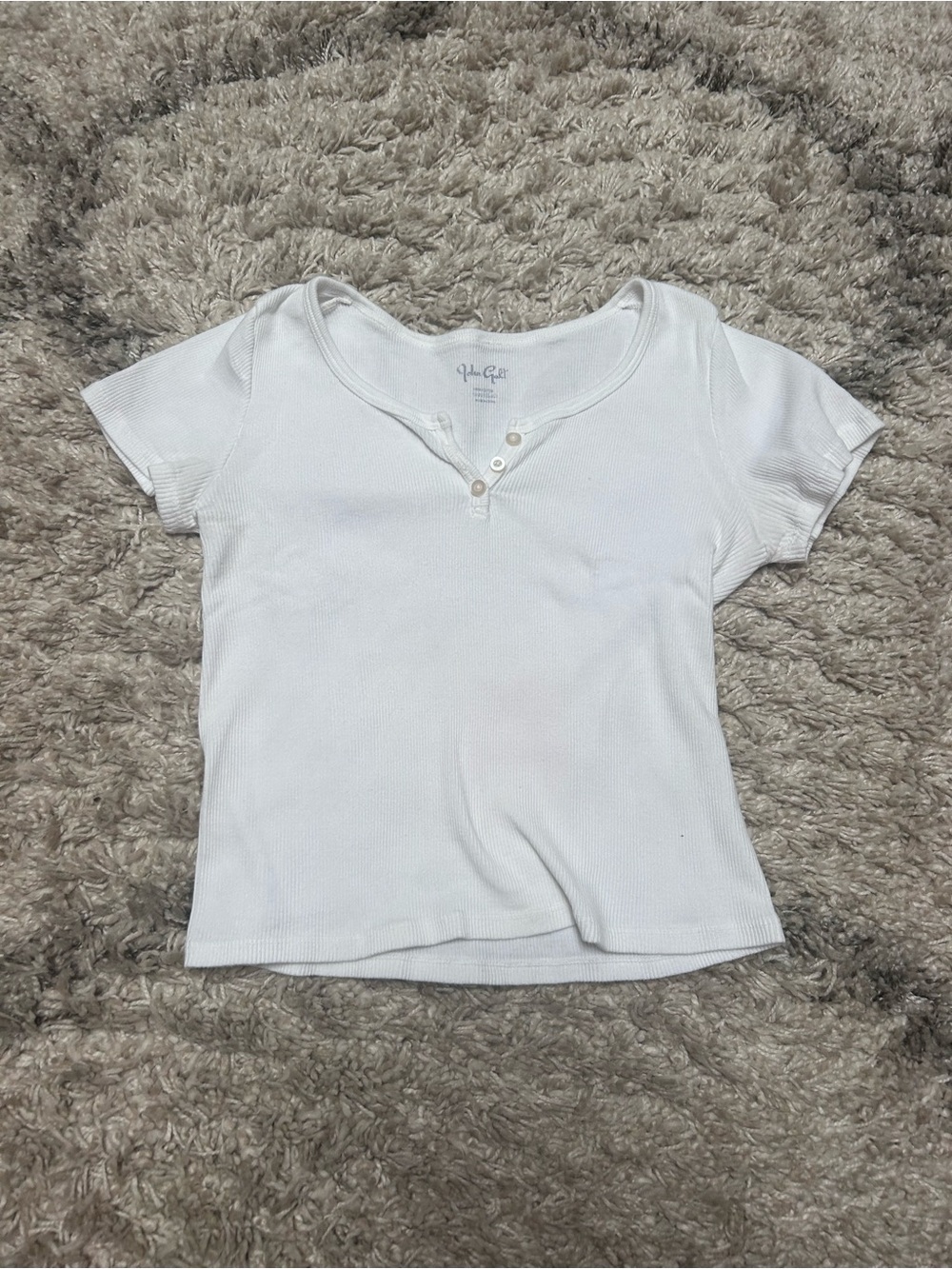 John Galt Women’s white basic tee